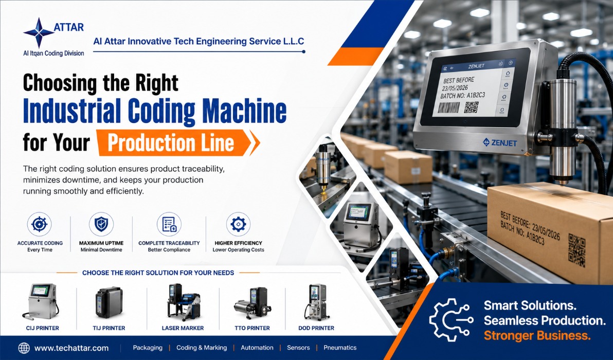 Choosing the Right Industrial Coding Machine for Your Production Line